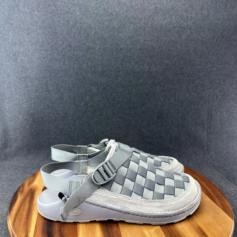 Chaco Mens Canyon Woven Clog Gray Shoes Size 13 JCH103361Z